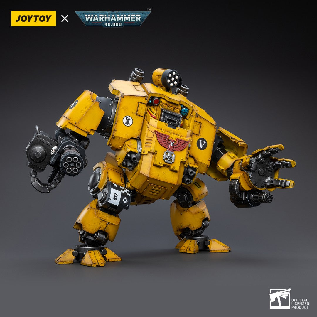 Warhammer 40k JoyToy Actionfigure - Imperial Fists Redemptor Dreadnought figure for collectors, display and premium shelf presentation