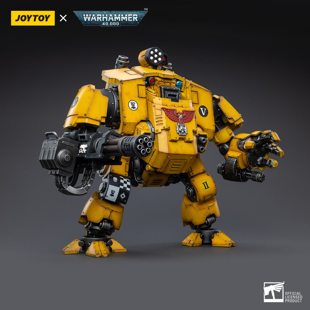 Warhammer 40k JoyToy Actionfigure - Imperial Fists Redemptor Dreadnought figure for collectors, display and premium shelf presentation