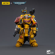 Warhammer 40k JoyToy Actionfigure - Imperial Fists Third Captain Tor Garadon figure for collectors, display and premium shelf presentation