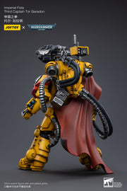 Warhammer 40k JoyToy Actionfigure - Imperial Fists Third Captain Tor Garadon figure for collectors, display and premium shelf presentation