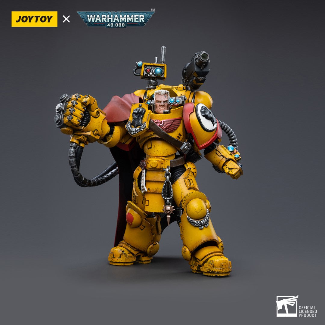 Warhammer 40k JoyToy Actionfigure - Imperial Fists Third Captain Tor Garadon figure for collectors, display and premium shelf presentation