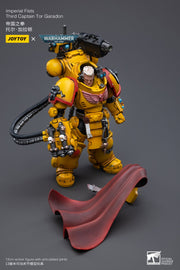 Warhammer 40k JoyToy Actionfigure - Imperial Fists Third Captain Tor Garadon figure for collectors, display and premium shelf presentation