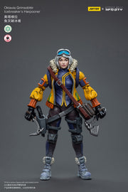 Infinity JoyToy Actionfigure - Oktavia Grimsdottir lcebreaker's Harpooner figure for collectors, display and premium shelf presentation