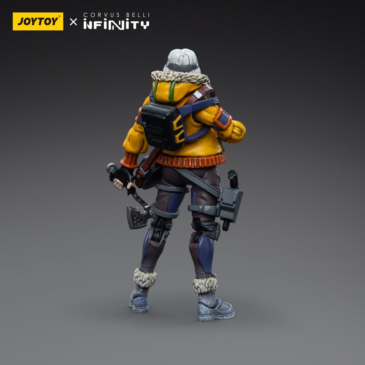 Infinity JoyToy Actionfigure - Oktavia Grimsdottir lcebreaker's Harpooner figure for collectors, display and premium shelf presentation