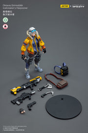 Infinity JoyToy Actionfigure - Oktavia Grimsdottir lcebreaker's Harpooner figure for collectors, display and premium shelf presentation