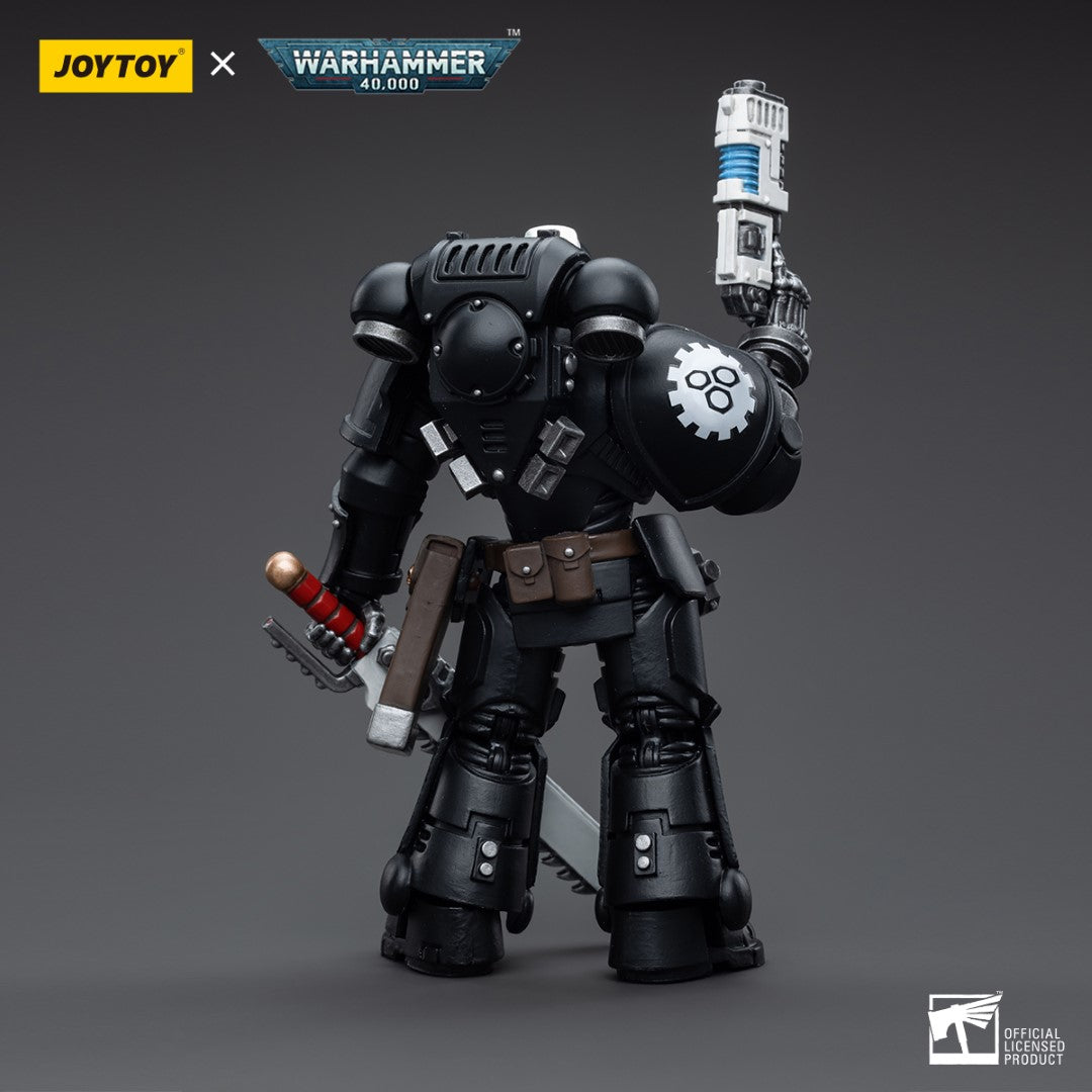Warhammer 40k JoyToy Actionfigure - Iron Hands Assault Intercessors Sergeant Kalock figure for collectors, display and premium shelf