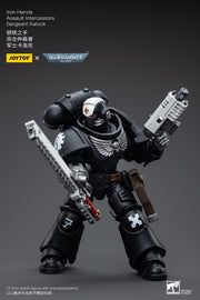 Warhammer 40k JoyToy Actionfigure - Iron Hands Assault Intercessors Sergeant Kalock figure for collectors, display and premium shelf
