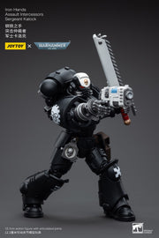 Warhammer 40k JoyToy Actionfigure - Iron Hands Assault Intercessors Sergeant Kalock figure for collectors, display and premium shelf