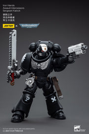Warhammer 40k JoyToy Actionfigure - Iron Hands Assault Intercessors Sergeant Kalock figure for collectors, display and premium shelf
