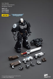 Warhammer 40k JoyToy Actionfigure - Iron Hands Assault Intercessors Sergeant Kalock figure for collectors, display and premium shelf