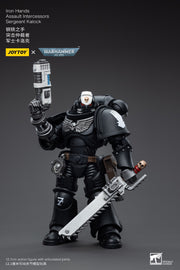 Warhammer 40k JoyToy Actionfigure - Iron Hands Assault Intercessors Sergeant Kalock figure for collectors, display and premium shelf