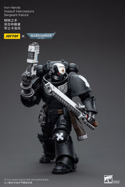 Warhammer 40k JoyToy Actionfigure - Iron Hands Assault Intercessors Sergeant Kalock figure for collectors, display and premium shelf