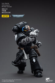 Warhammer 40k JoyToy Actionfigure - Iron Hands Intercessors Brother Gravak figure for collectors, display and premium shelf presentation