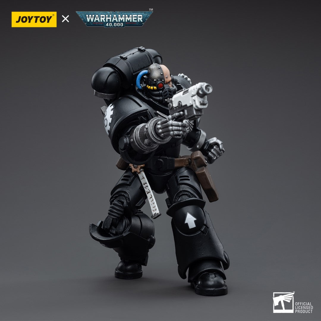 Warhammer 40k JoyToy Actionfigure - Iron Hands Intercessors Brother Gravak figure for collectors, display and premium shelf presentation