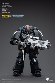 Warhammer 40k JoyToy Actionfigure - Iron Hands Intercessors Brother Gravak figure for collectors, display and premium shelf presentation