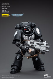 Warhammer 40k JoyToy Actionfigure - Iron Hands Intercessors Brother Ignar figure for collectors, display and premium shelf presentation