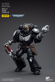 Warhammer 40k JoyToy Actionfigure - Iron Hands Intercessors Brother Ignar figure for collectors, display and premium shelf presentation