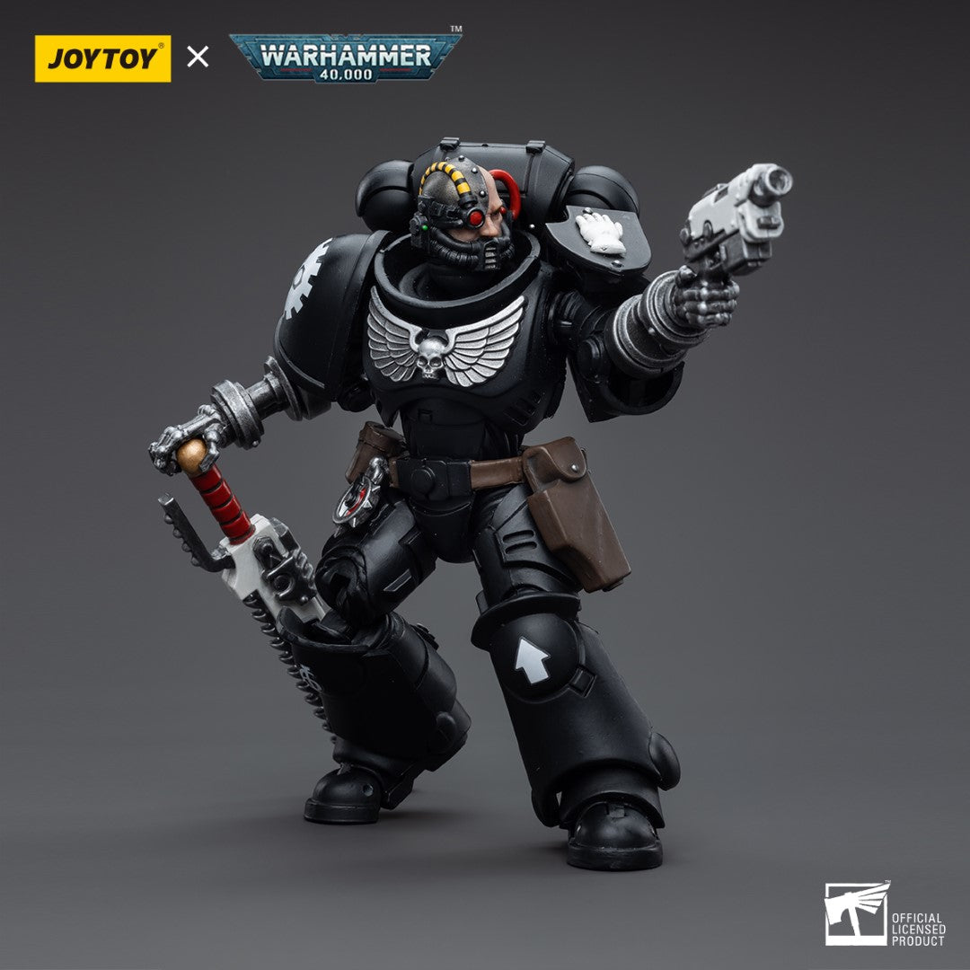 Warhammer 40k JoyToy Actionfigure - Iron Hands Intercessors Brother Ignar figure for collectors, display and premium shelf presentation