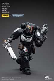 Warhammer 40k JoyToy Actionfigure - Iron Hands Intercessors Brother Ignar figure for collectors, display and premium shelf presentation