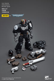 Warhammer 40k JoyToy Actionfigure - Iron Hands Intercessors Brother Ignar figure for collectors, display and premium shelf presentation
