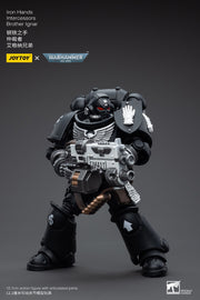 Warhammer 40k JoyToy Actionfigure - Iron Hands Intercessors Brother Ignar figure for collectors, display and premium shelf presentation