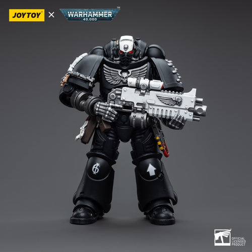 Warhammer 40k JoyToy Actionfigure - Iron Hands Intercessors Sergeant Bantus figure for collectors, display and premium shelf presentation