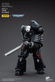 Warhammer 40k JoyToy Actionfigure - Iron Hands Intercessors Sergeant Bantus figure for collectors, display and premium shelf presentation