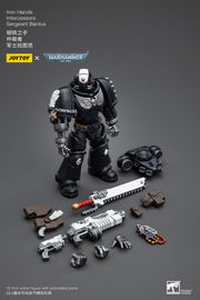 Warhammer 40k JoyToy Actionfigure - Iron Hands Intercessors Sergeant Bantus figure for collectors, display and premium shelf presentation