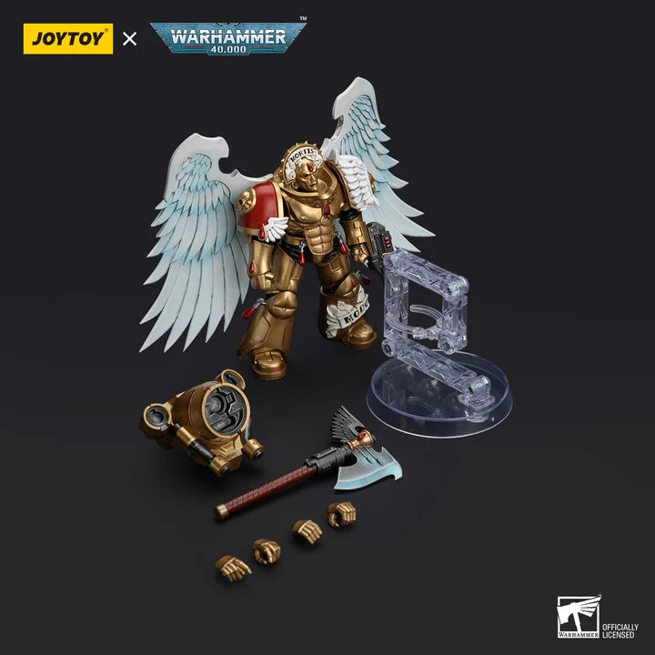Warhammer 40k JoyToy Actionfigure - Blood Angels Sanguinary Guard Encarmine with Axe and Inferno Pistol