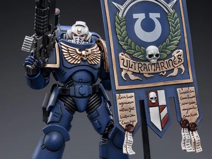 Warhammer 40k JoyToy Actionfigure - Ultramarines Heroes of the Chapter Primaris Ancient Posca figure for collectors, display and premium
