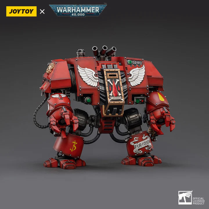 Warhammer 40k JoyToy Actionfigure - Blood Angels Furioso Brother Samel Dreadnought figure for collectors, display and premium shelf