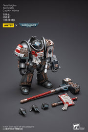 Warhammer 40k JoyToy Actionfigure - Grey Knights Nemesis Dreadknight with Terminator Caddon Vibova figure for collectors, display and