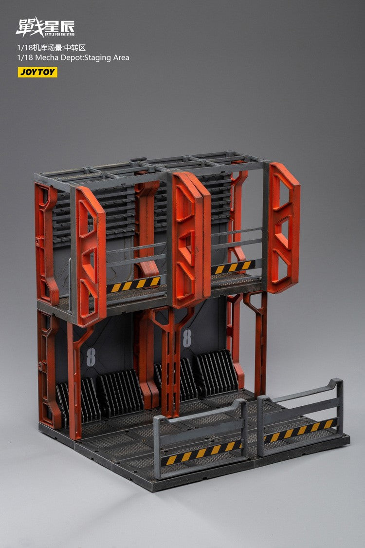 JoyToy Actionfigures Diorama - Battle of the Stars - Mecha Depot Staging Area figure for collectors, display and premium shelf presentation
