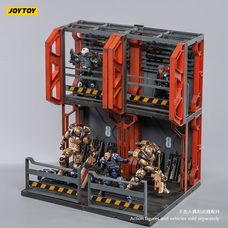 JoyToy Actionfigures Diorama - Battle of the Stars - Mecha Depot Staging Area figure for collectors, display and premium shelf presentation