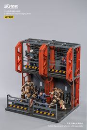 JoyToy Actionfigures Diorama - Battle of the Stars - Mecha Depot Staging Area figure for collectors, display and premium shelf presentation