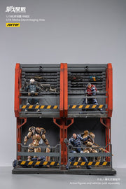 JoyToy Actionfigures Diorama - Battle of the Stars - Mecha Depot Staging Area figure for collectors, display and premium shelf presentation