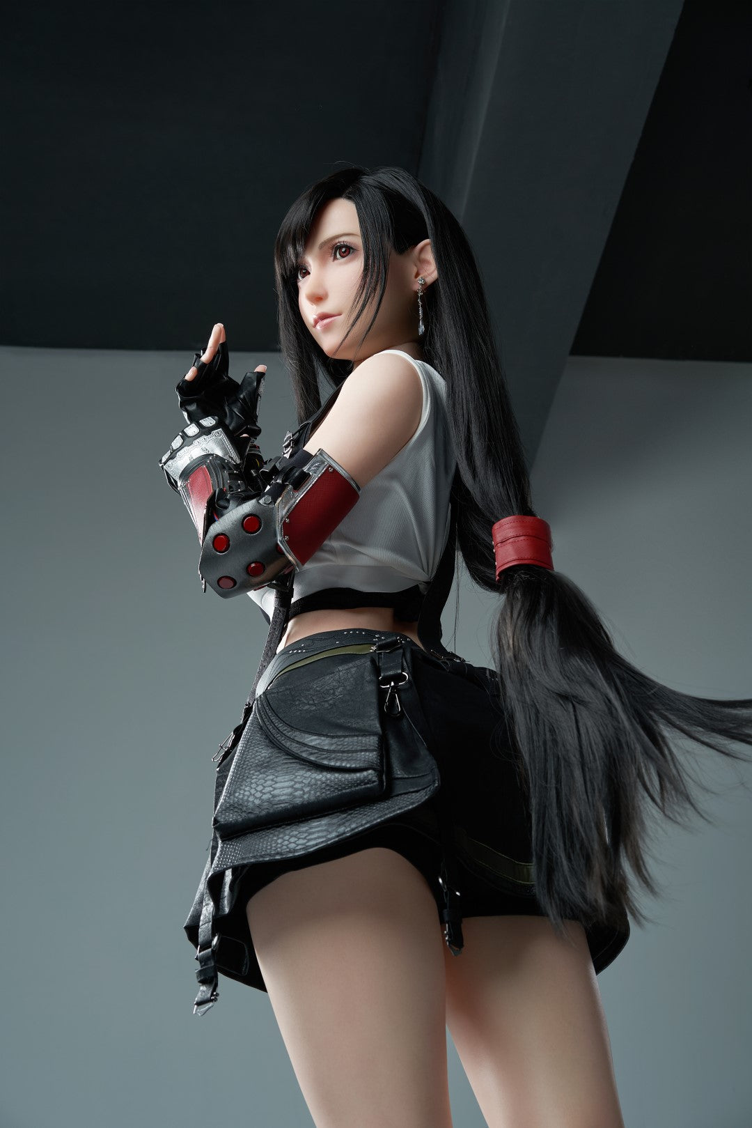 Tifa Realistic Silicone 1:1 Replica Cosplay Model Doll statue from Game Lady Studio for collectors, display and premium shelf presentation