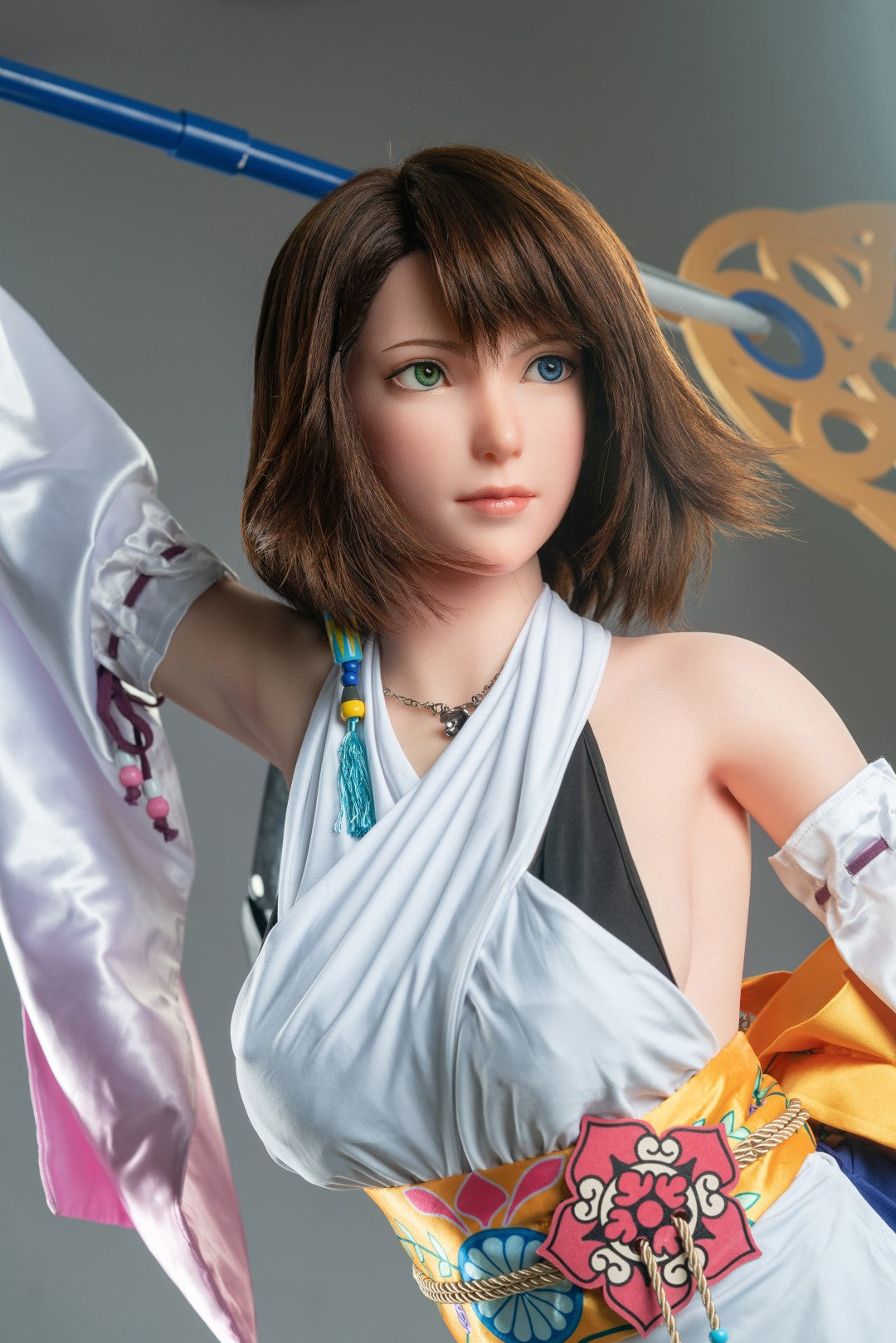 Yuna Final Fantasy statue from Game Lady 167cm E-Kupa No.06 for collectors, display and premium shelf presentation