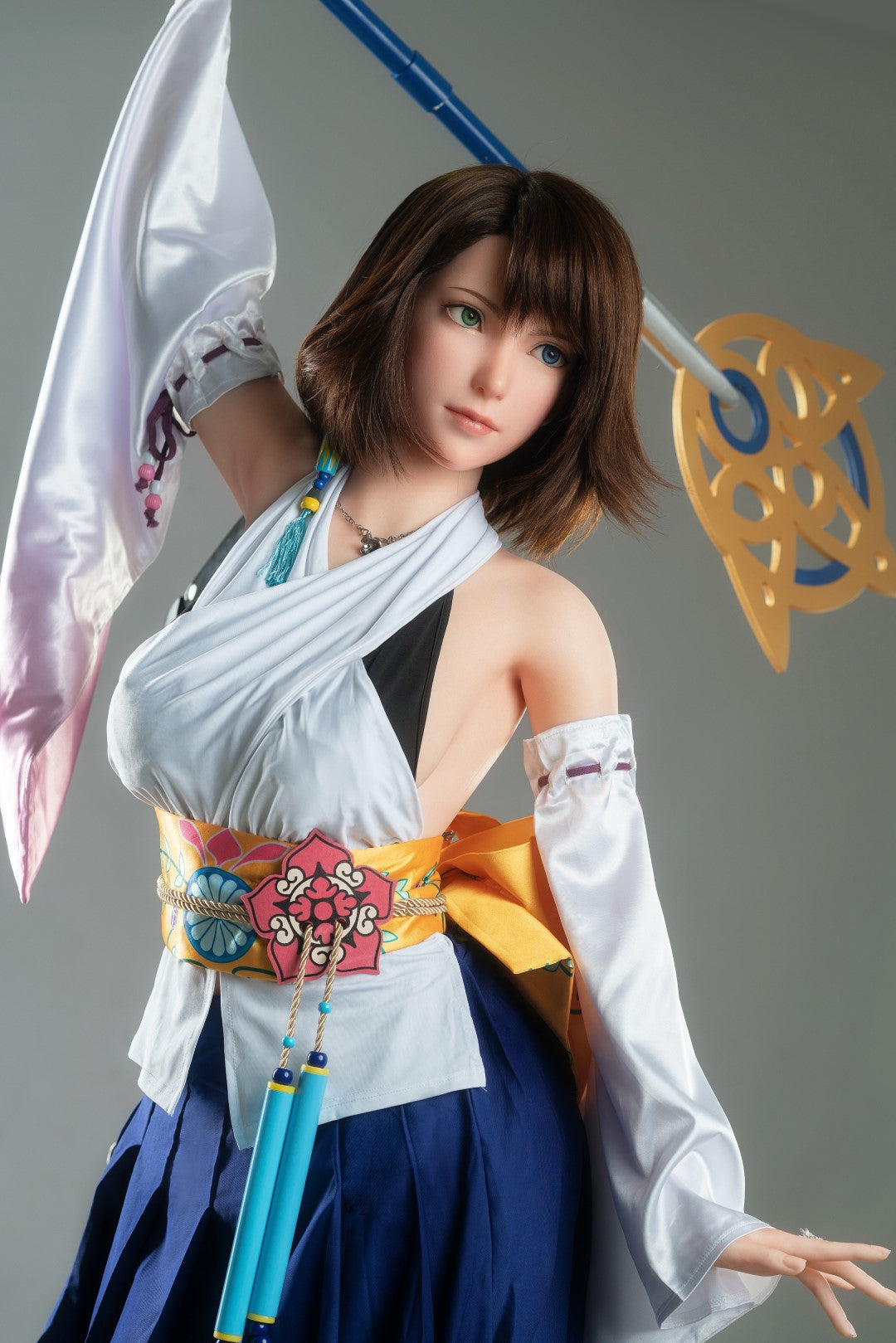 Yuna Final Fantasy statue from Game Lady 167cm E-Kupa No.06 for collectors, display and premium shelf presentation