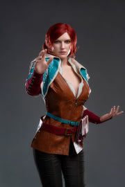 Triss Realistic Silicone 1:1 Replica Cosplay Model Doll statue from Game Lady Studio for collectors, display and premium shelf presentation