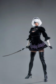 Yorha 2B - Realistic Silicone 1:1 Replica Cosplay Model Doll statue from Game Lady Studio for collectors, display and premium shelf