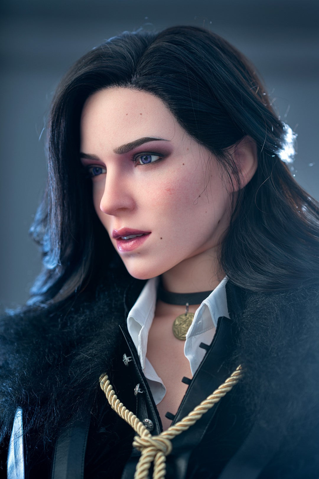 Yennefer The Witcher Realistic Silicone 1:1 Replica Cosplay Model Doll statue from Game Lady Studio for collectors, display and premium