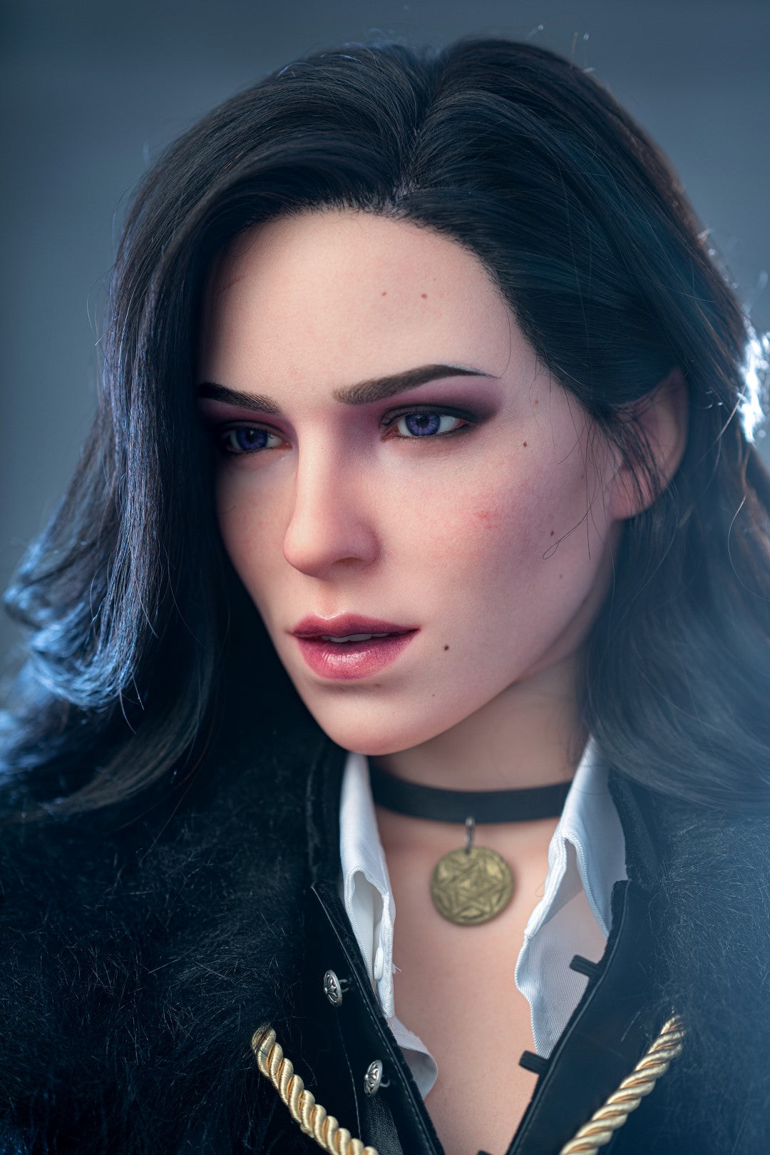 Yennefer The Witcher Realistic Silicone 1:1 Replica Cosplay Model Doll statue from Game Lady Studio for collectors, display and premium