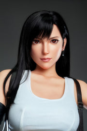 Tifa - Realistic Silicone 1:1 Replica Cosplay Model Doll statue from Game Lady for collectors, display and premium shelf presentation