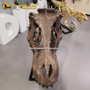 T-Rex Head - Museum Quality replica doll from Real size fossil replica for collectors, display and premium shelf presentation