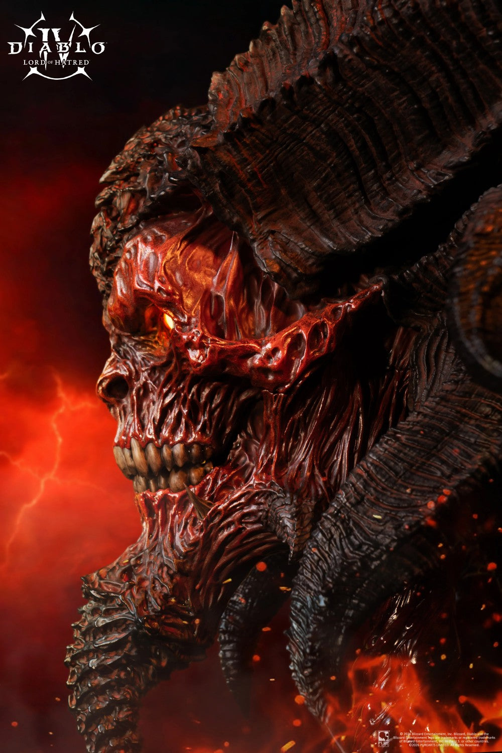 Diablo IV Mephisto 1/2 Scale Art Mask (PureArts)
