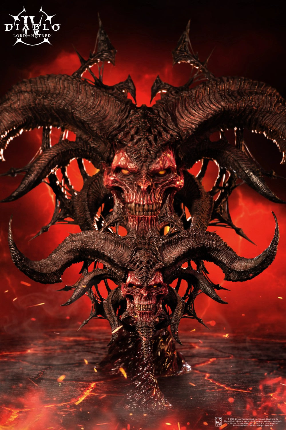 Diablo IV Mephisto Life-Size Scale Art Mask (PureArts)