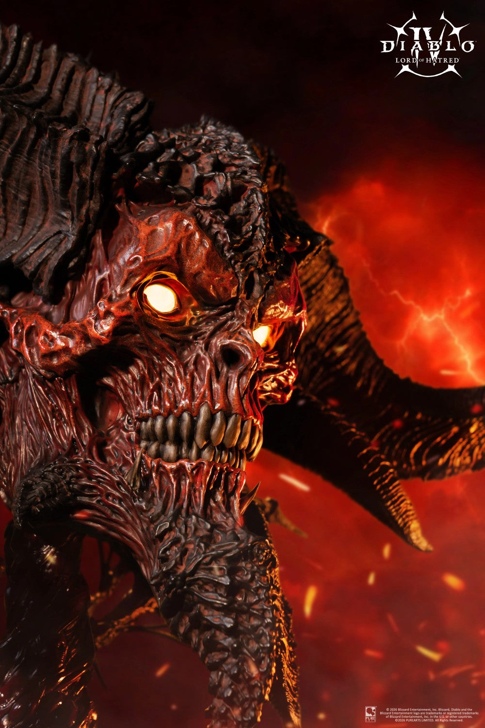 Diablo IV Mephisto Life-Size Scale Art Mask (PureArts)