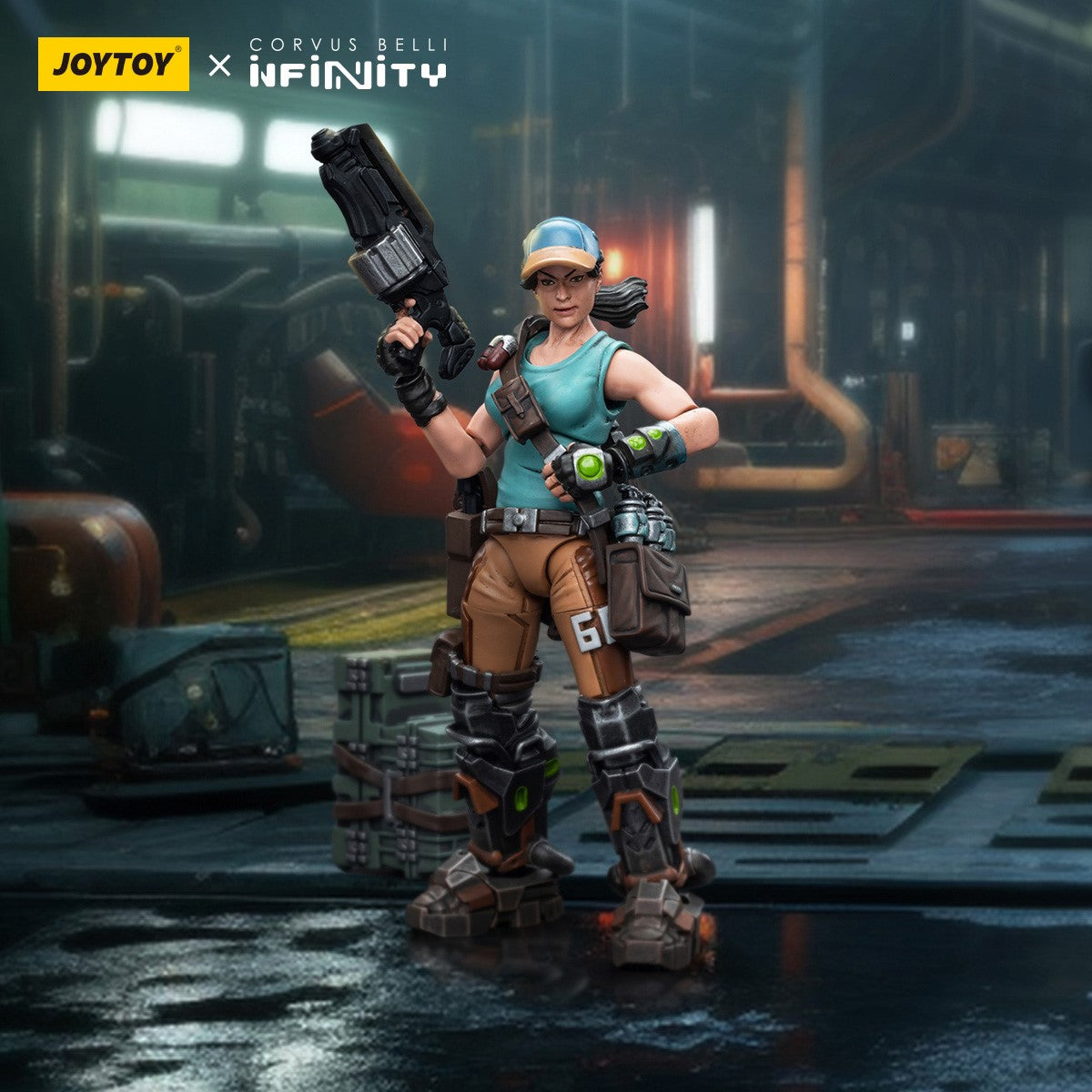 Infinity JoyToy Actionfigure - NA2 Monstruckers No.2 Woman figure for collectors, display and premium shelf presentation