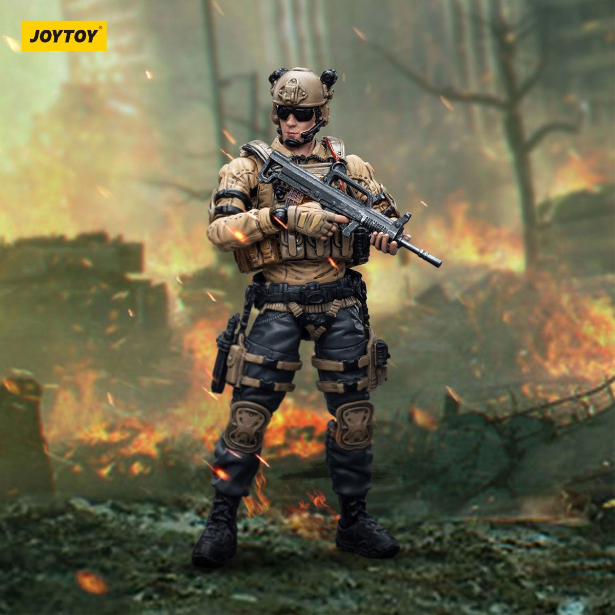 Military Figure JoyToy Actionfigure - PLA Strategic Support Group figure for collectors, display and premium shelf presentation